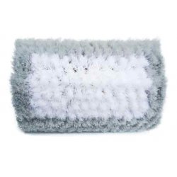 Brosse courbée en coton 25 ou 40 cm avec passage d'eau