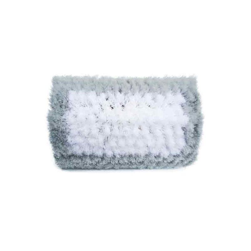 Brosse courbée en coton 25 ou 40 cm avec passage d'eau